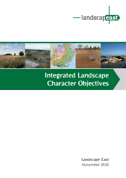 Integrated Landscape Character Objectives