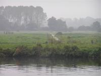 Broadland Marshes + View of Postwick marshes from Bramerton, the Yare valley, Norfolk. (© A Marsden and A Yardy)