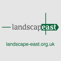 Landscape East logo and web address